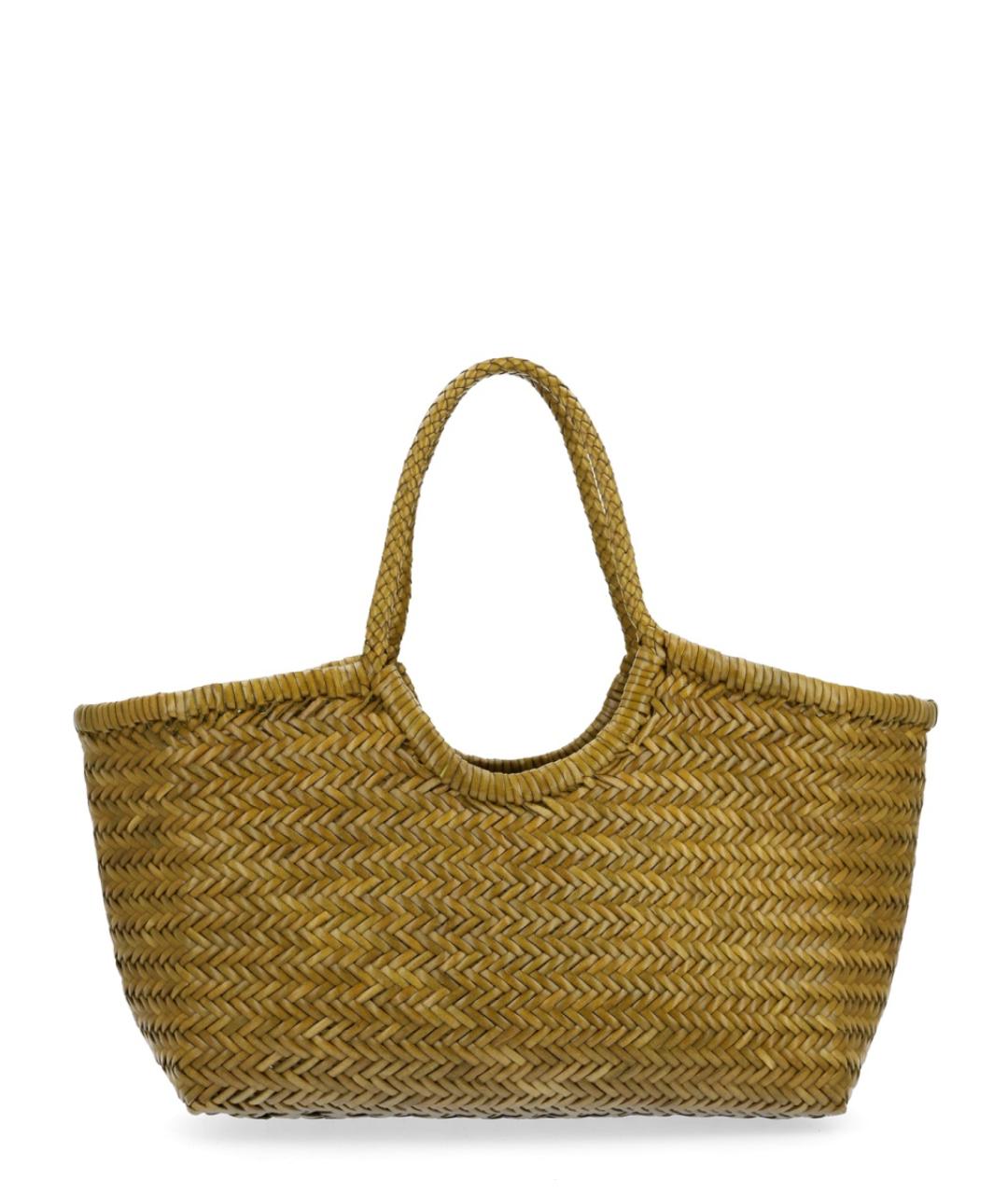 Dragon Diffusion Зеленая кожаная сумка тоут, фото 3