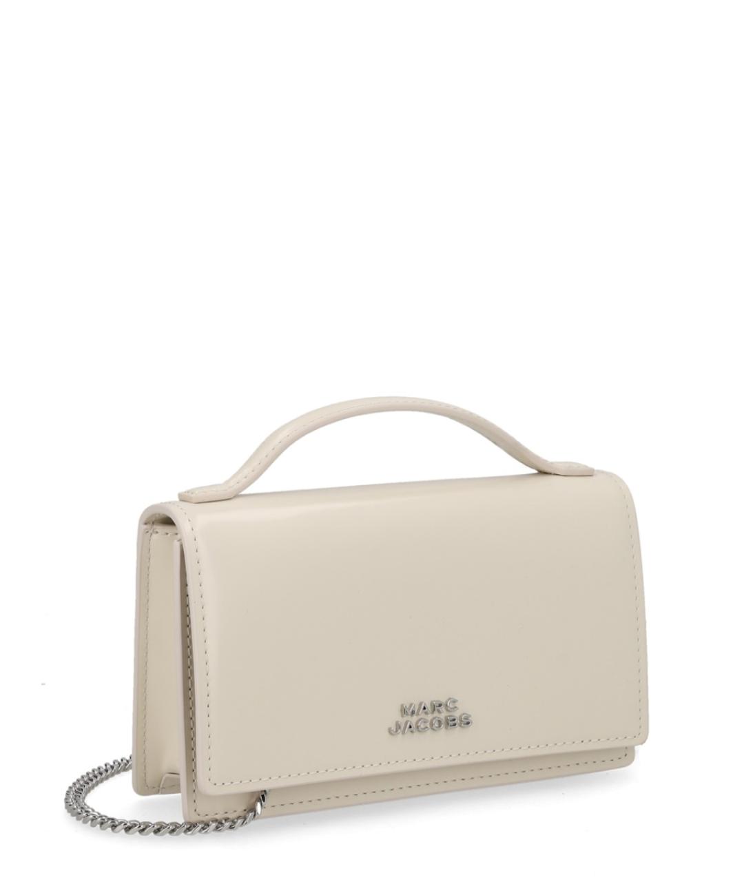 MARC JACOBS Бежевая кожаная сумка через плечо, фото 3