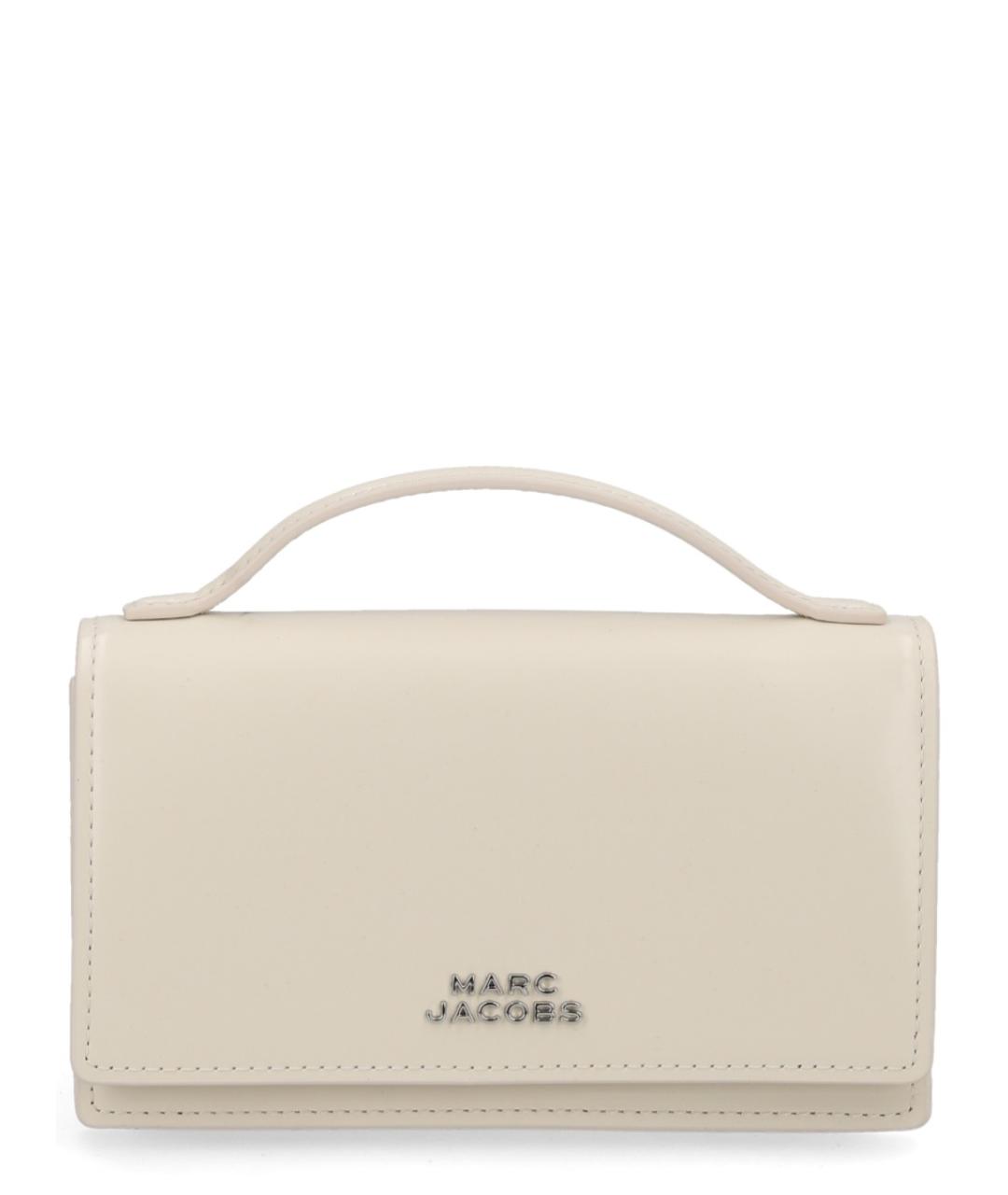 MARC JACOBS Бежевая кожаная сумка через плечо, фото 1