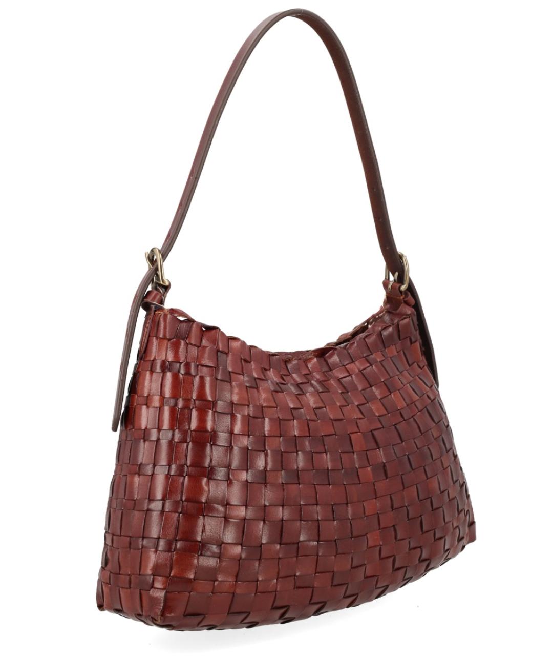 Dragon Diffusion Коричневая кожаная сумка тоут, фото 2