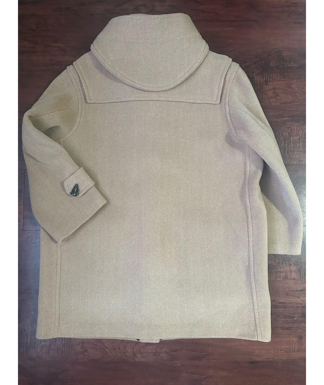 BURBERRY Бежевое шерстяное пальто, фото 2