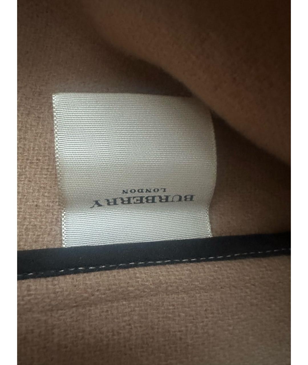 BURBERRY Бежевое шерстяное пальто, фото 5