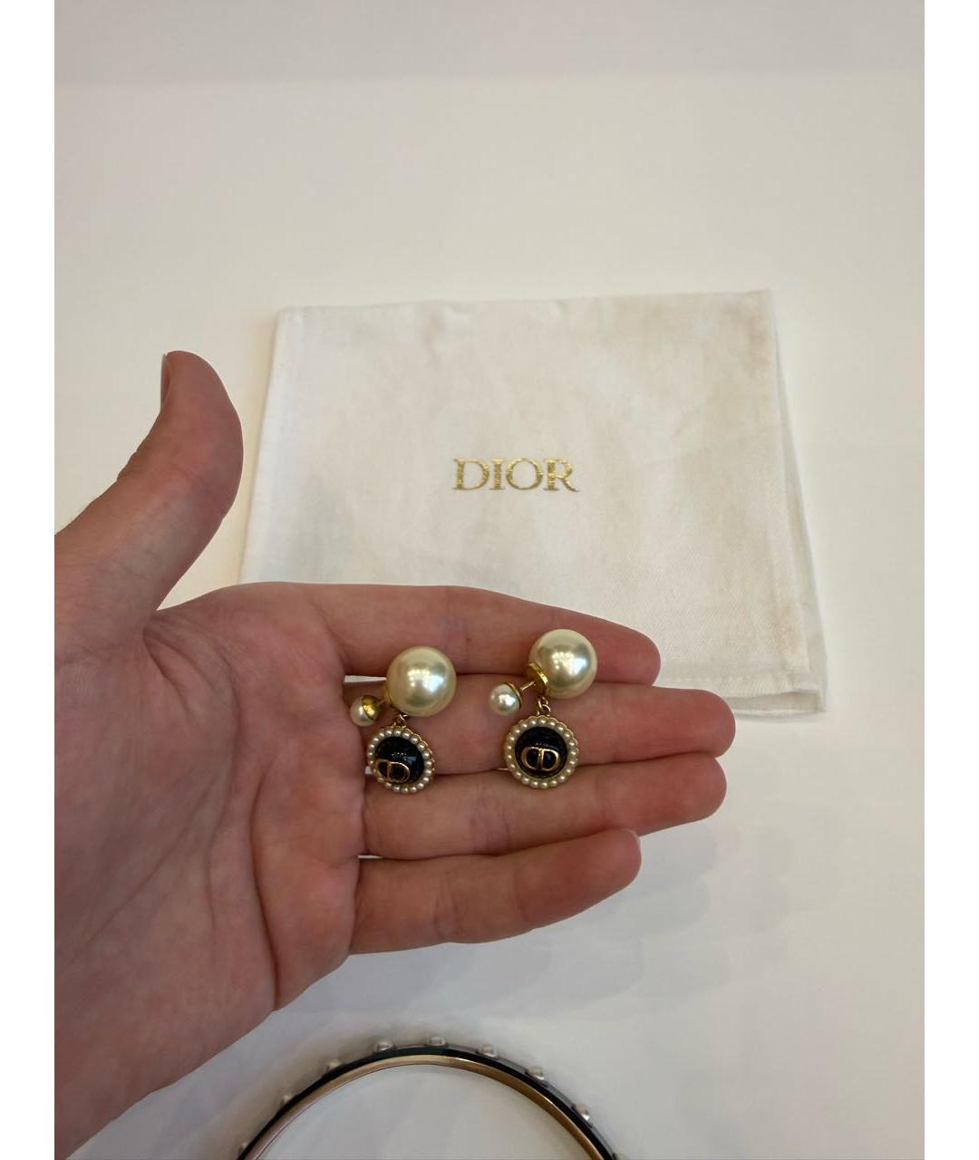 DIOR BEAUTY Черные серьги, фото 6