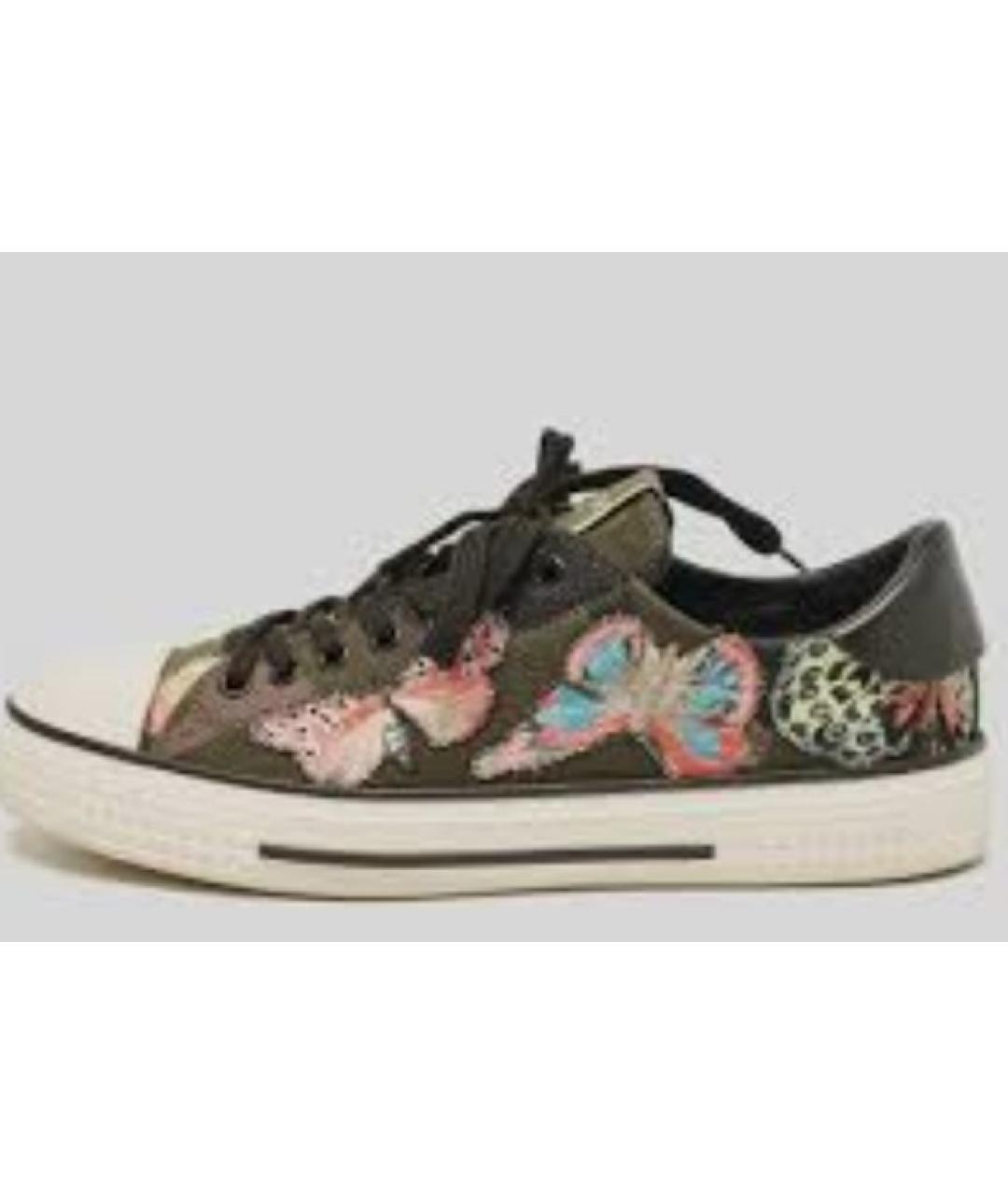 VALENTINO Хаки кеды, фото 7