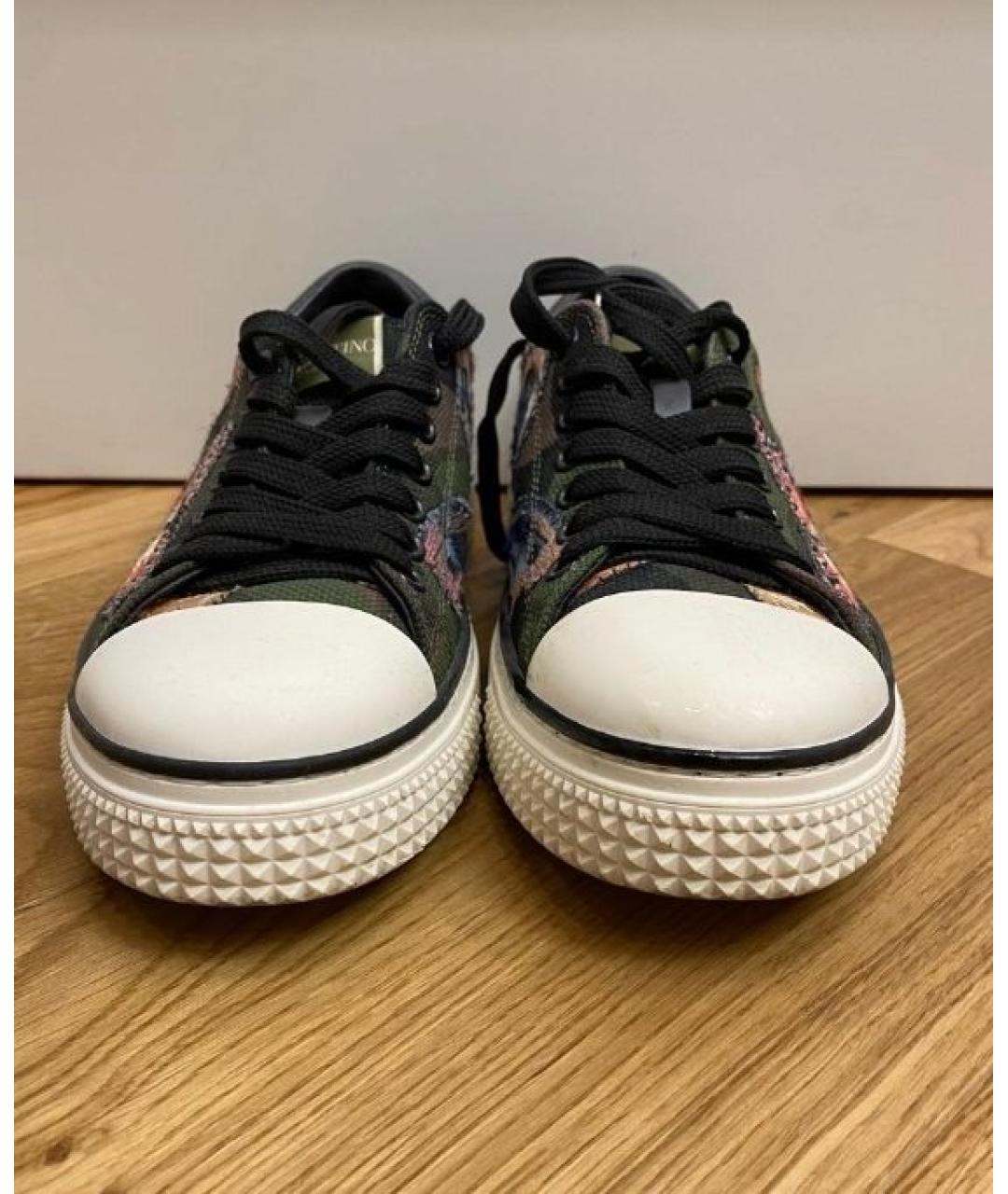 VALENTINO Хаки кеды, фото 3