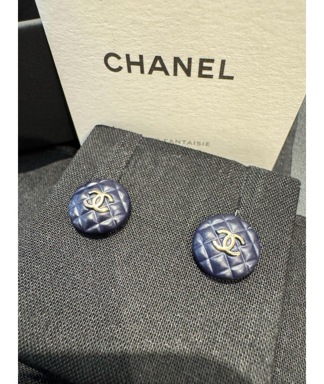 CHANEL Золотые серьги, фото 3