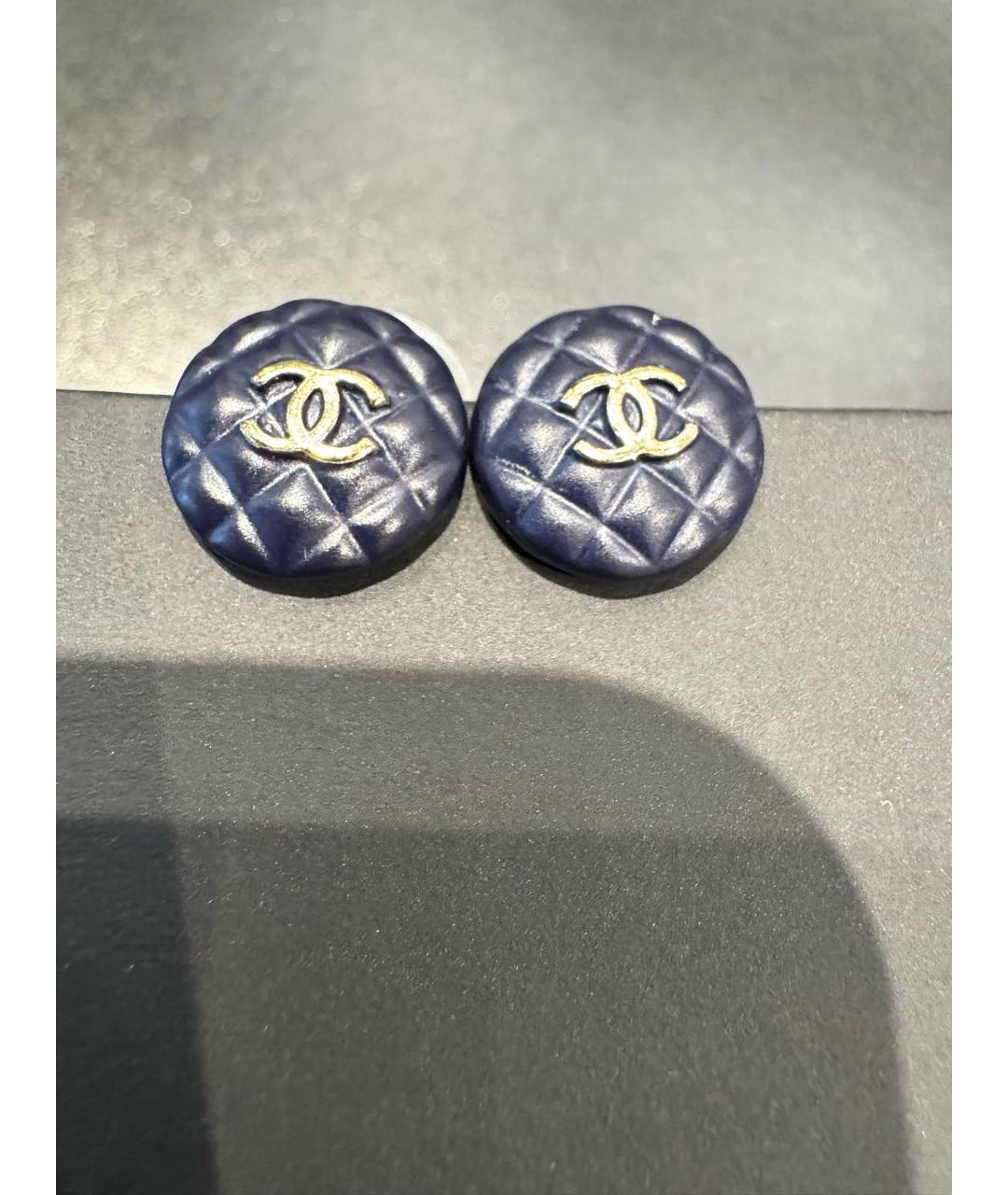 CHANEL Золотые серьги, фото 2