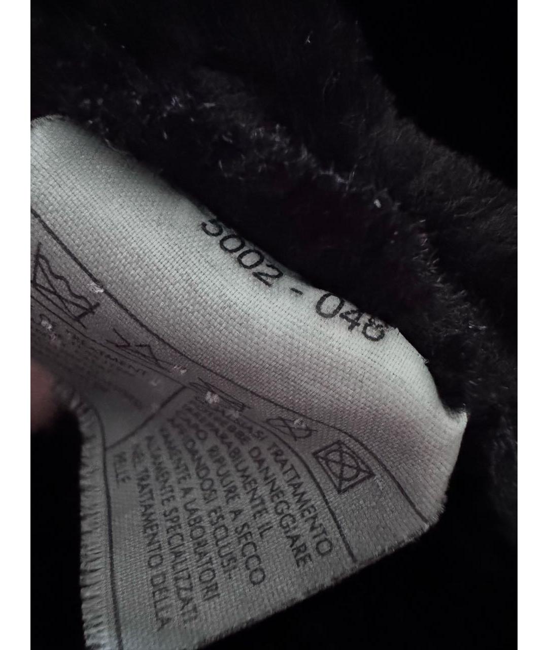 FERRAGAMO Черная меховая дубленка, фото 7
