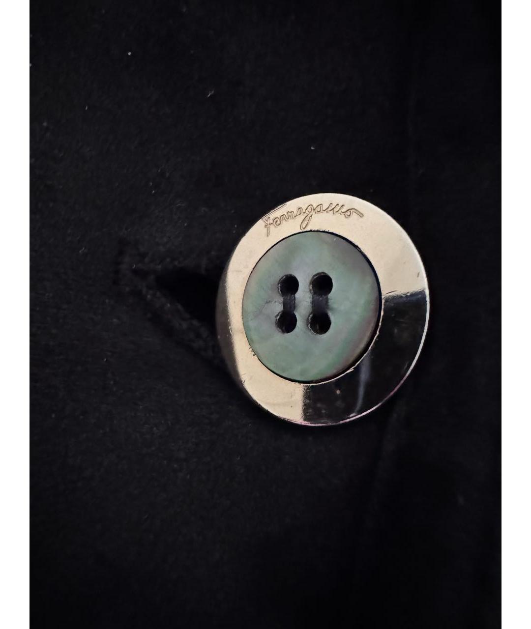 FERRAGAMO Черная меховая дубленка, фото 6