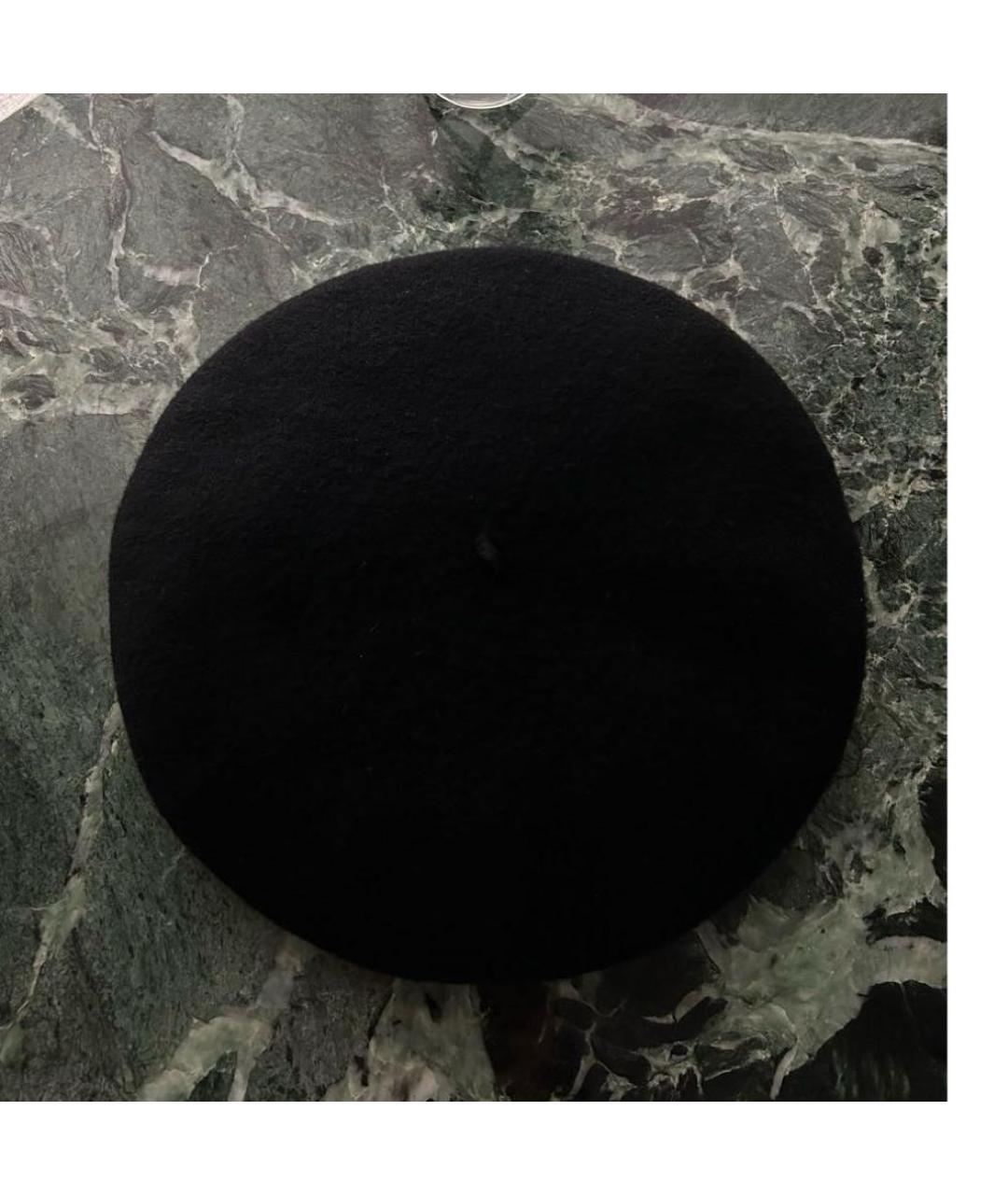 GUCCI Черная шерстяная шляпа, фото 4