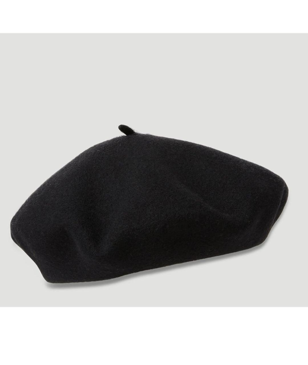 GUCCI Черная шерстяная шляпа, фото 2