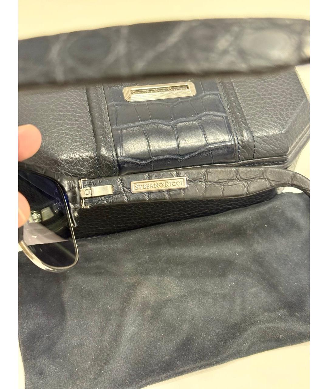 STEFANO RICCI Синие солнцезащитные очки, фото 5