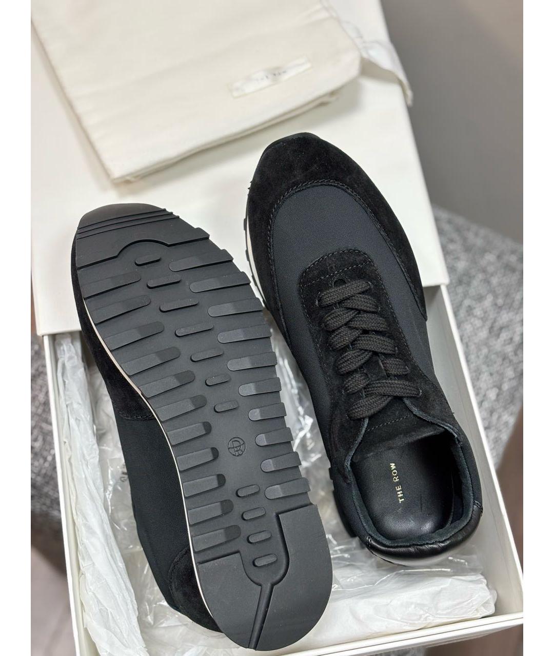 THE ROW Черные замшевые кроссовки, фото 3