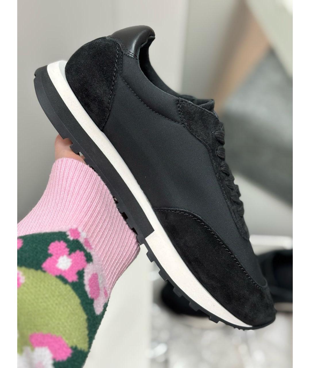 THE ROW Черные замшевые кроссовки, фото 6