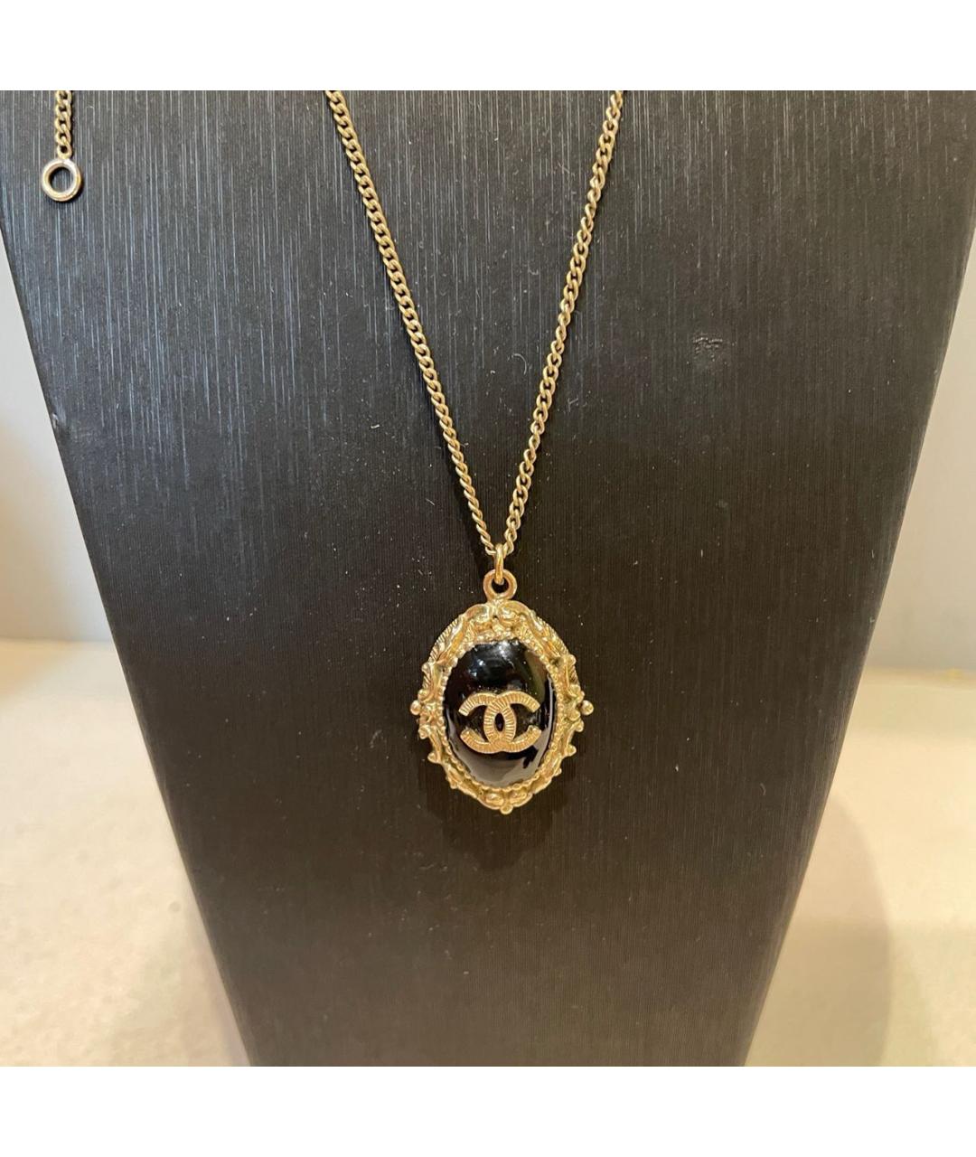CHANEL Золотая металлическая подвеска, фото 7