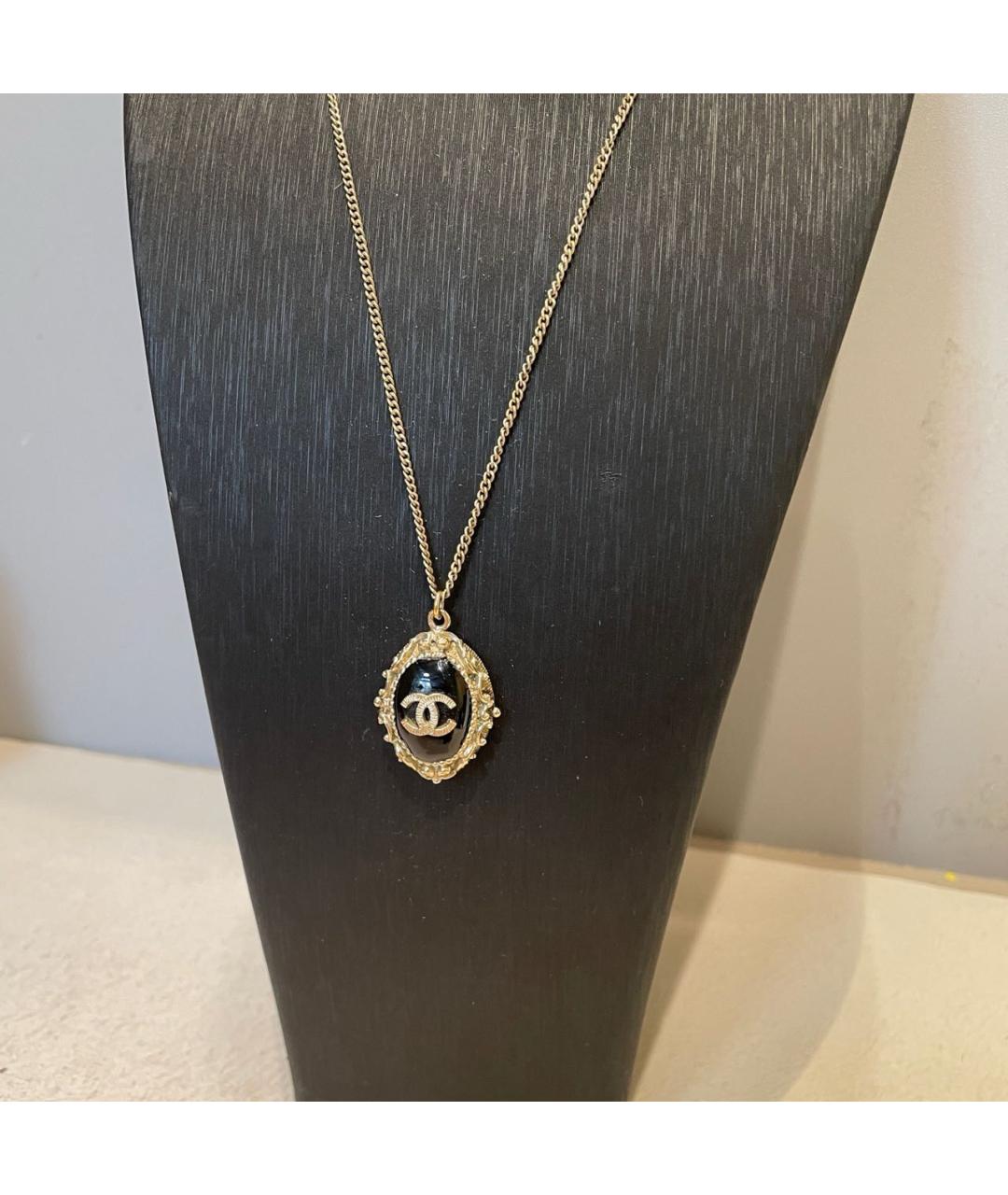 CHANEL Золотая металлическая подвеска, фото 5