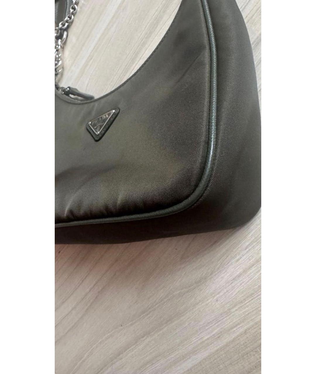 PRADA Хаки сумка через плечо, фото 2