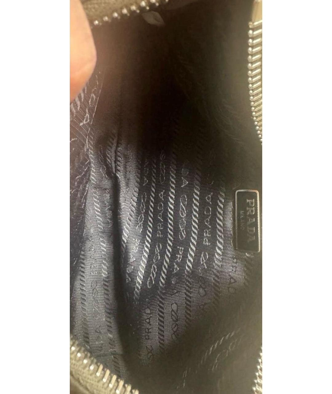 PRADA Хаки сумка через плечо, фото 4