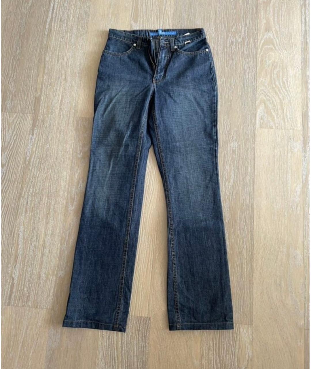 ESCADA Синие хлопковые джинсы клеш, фото 3