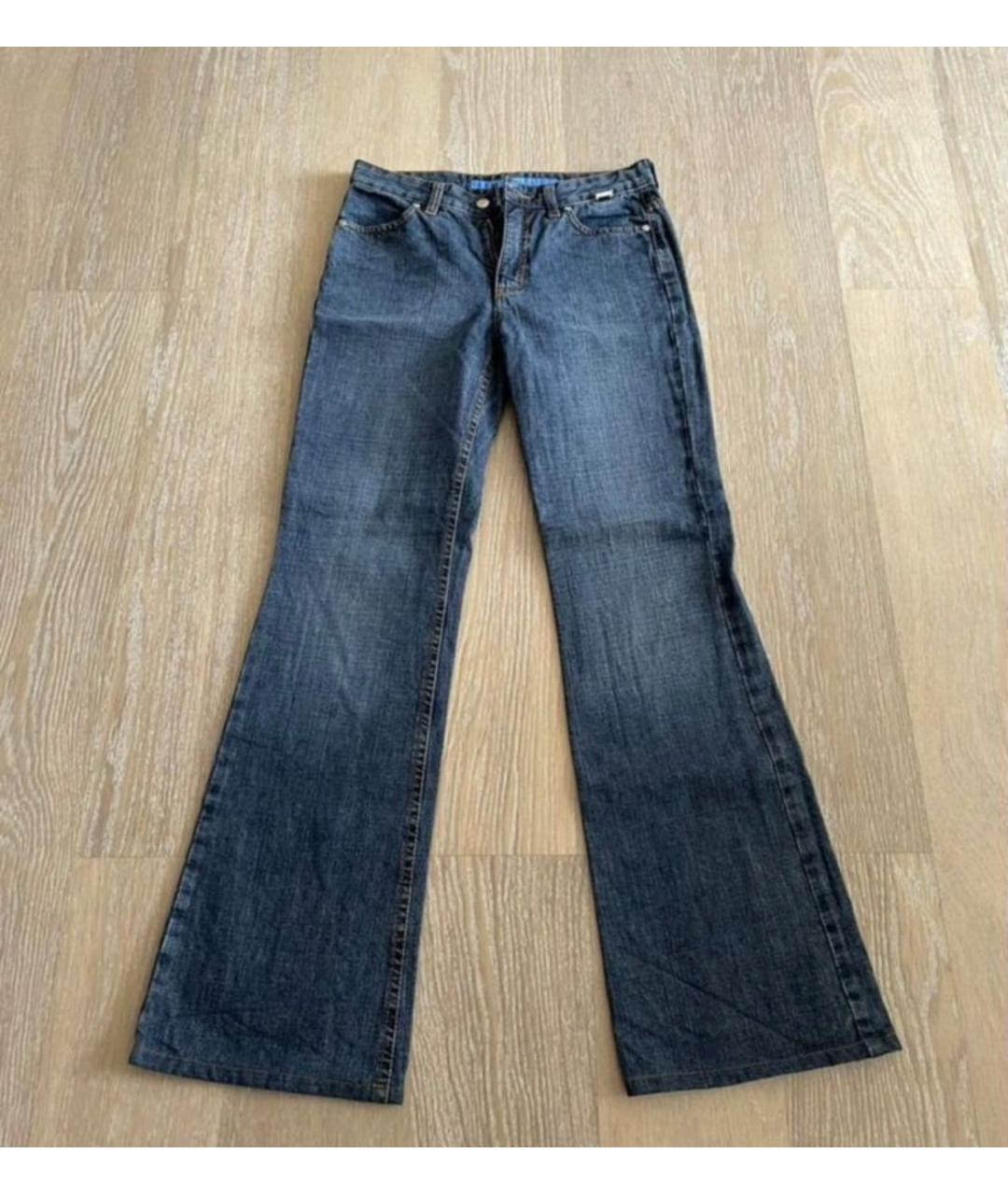 ESCADA Синие хлопковые джинсы клеш, фото 5