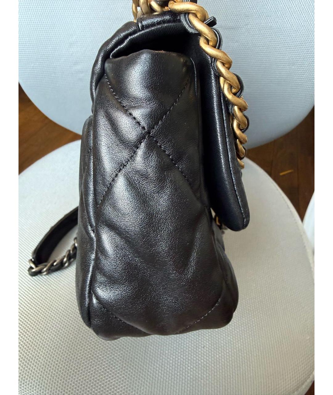 CHANEL Черная кожаная сумка через плечо, фото 2