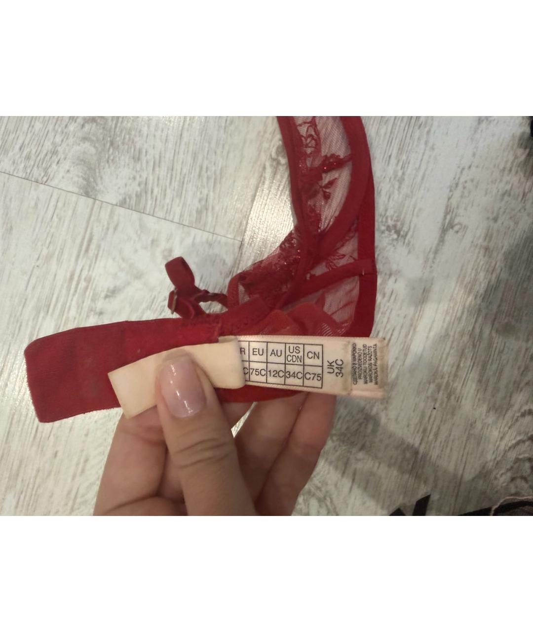 AGENT PROVOCATEUR Красный бюстгалтеры, фото 3