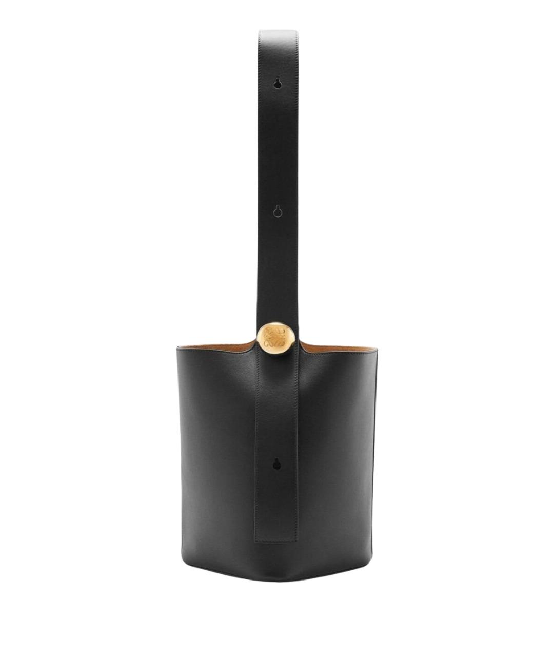 LOEWE Черная кожаная сумка через плечо, фото 1