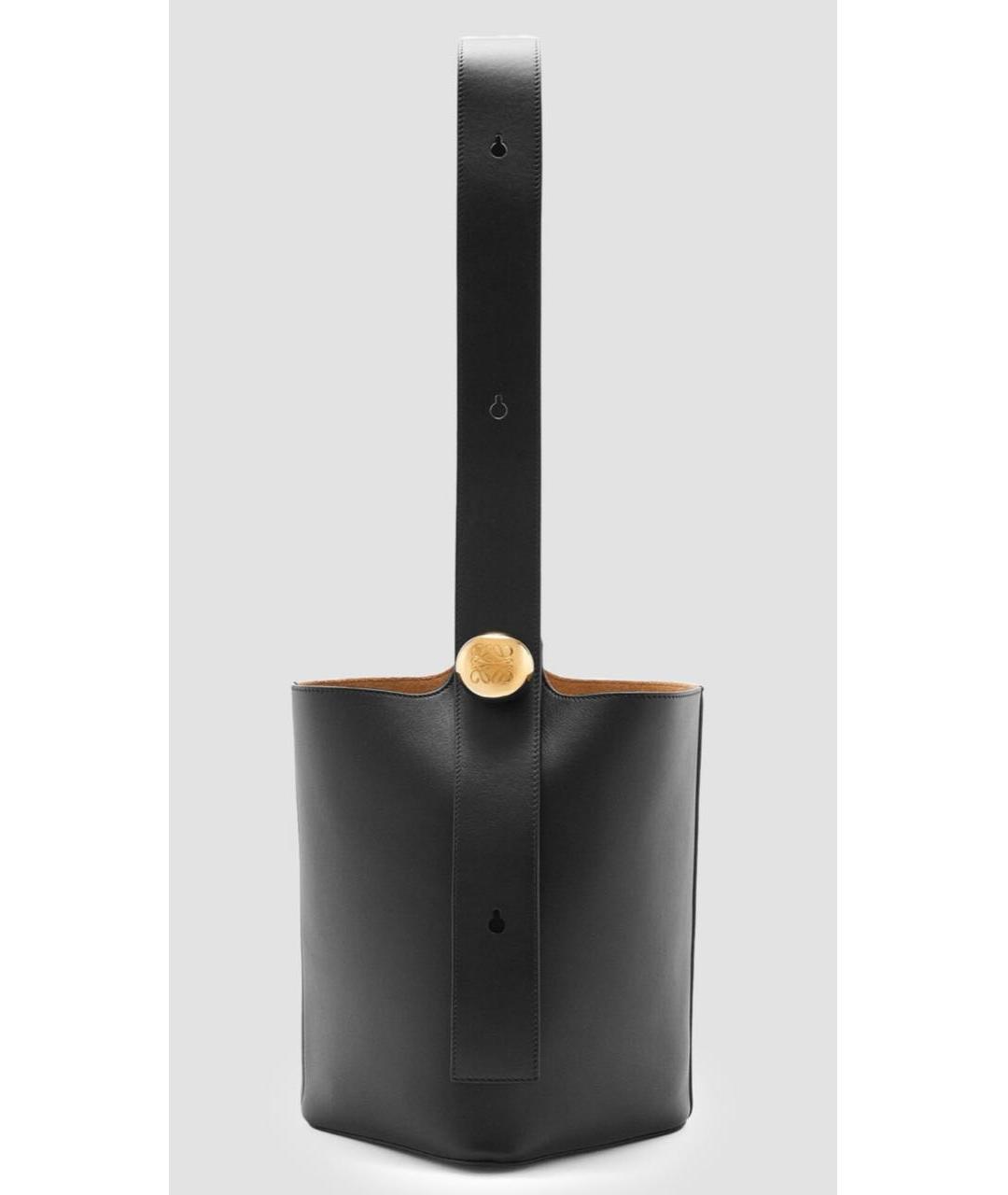 LOEWE Черная кожаная сумка через плечо, фото 6
