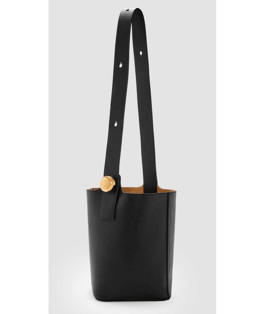 LOEWE Черная кожаная сумка через плечо, фото 5