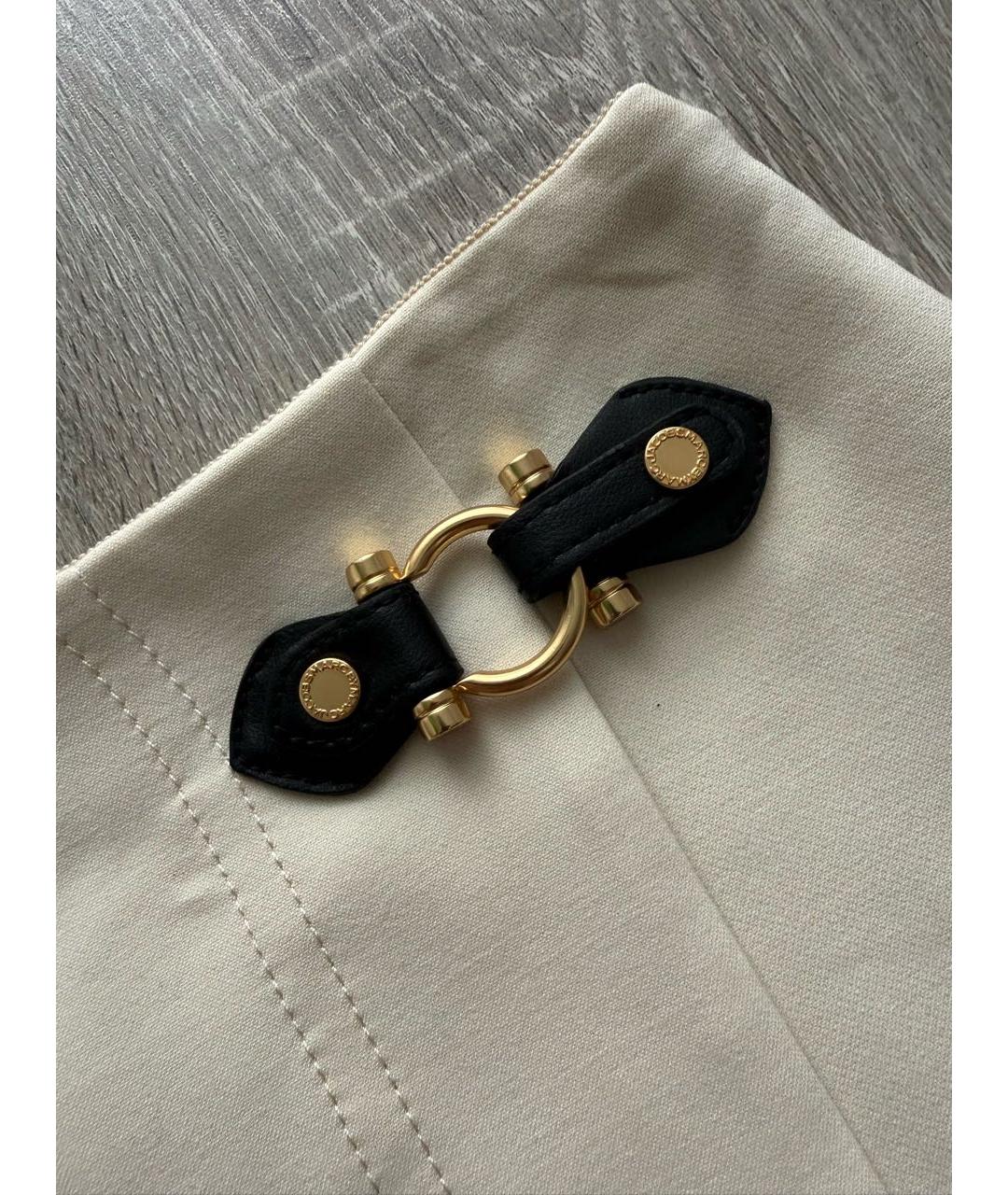 MARC BY MARC JACOBS Бежевая полиэстеровая юбка мини, фото 4