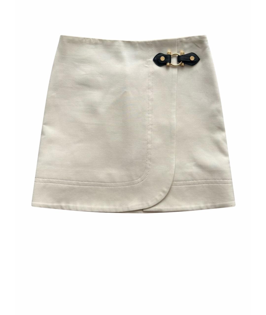 MARC BY MARC JACOBS Бежевая полиэстеровая юбка мини, фото 1