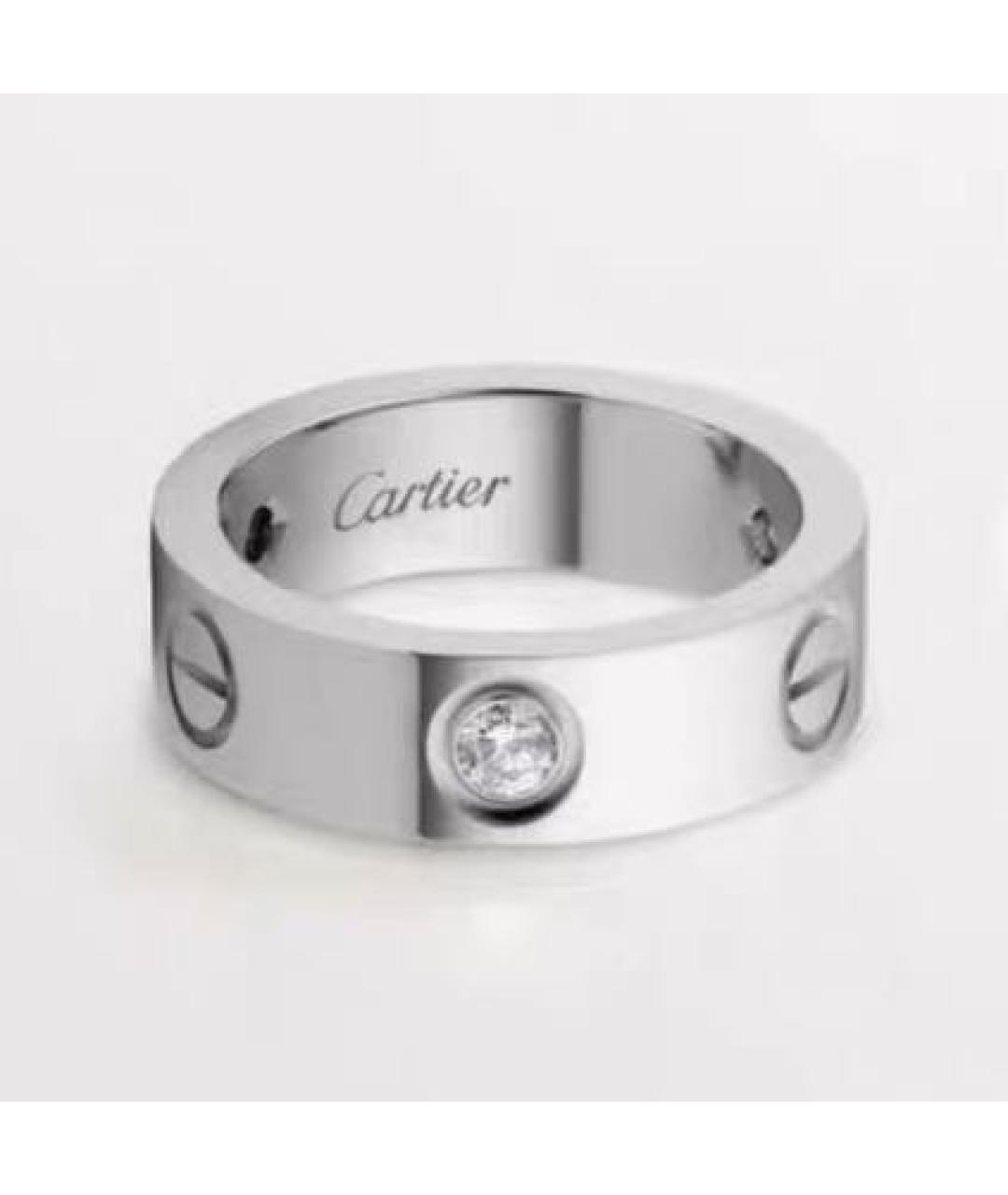 CARTIER Белое кольцо из белого золота, фото 7
