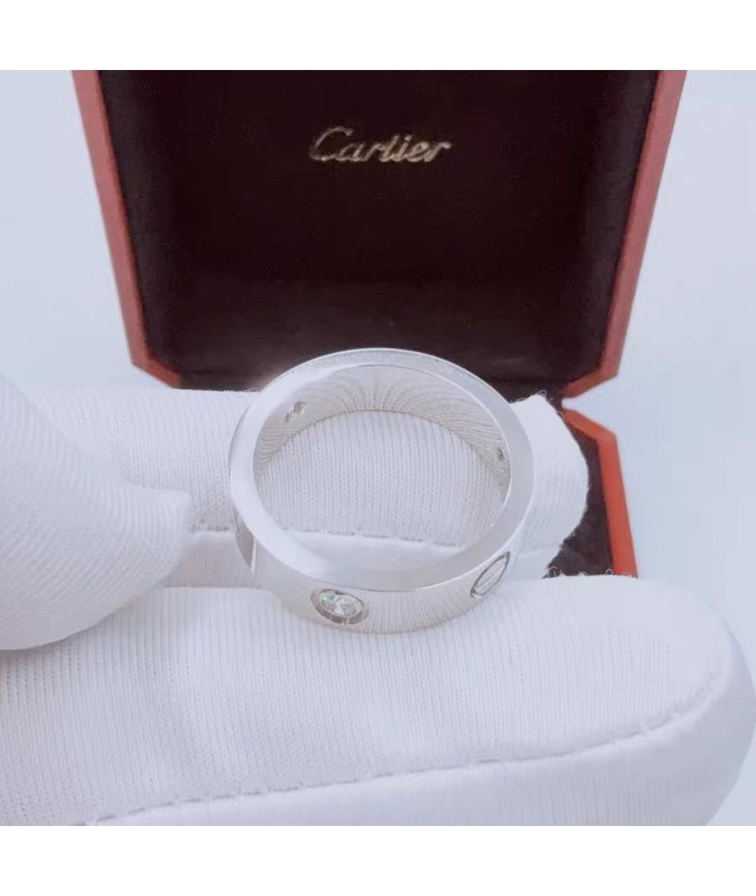 CARTIER Белое кольцо из белого золота, фото 6