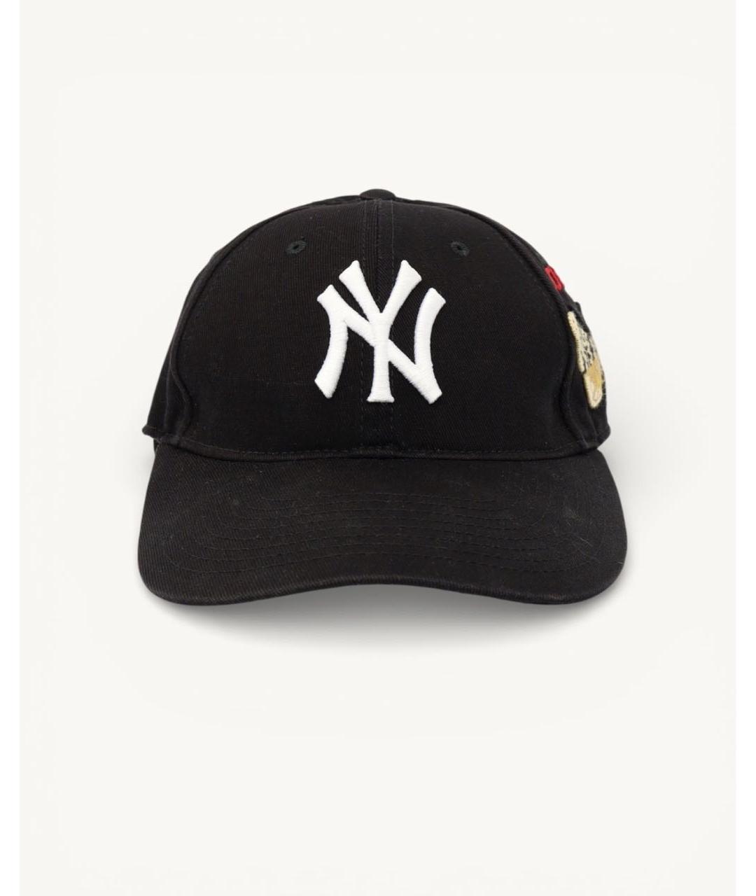 GUCCI Черная хлопковая кепка, фото 6