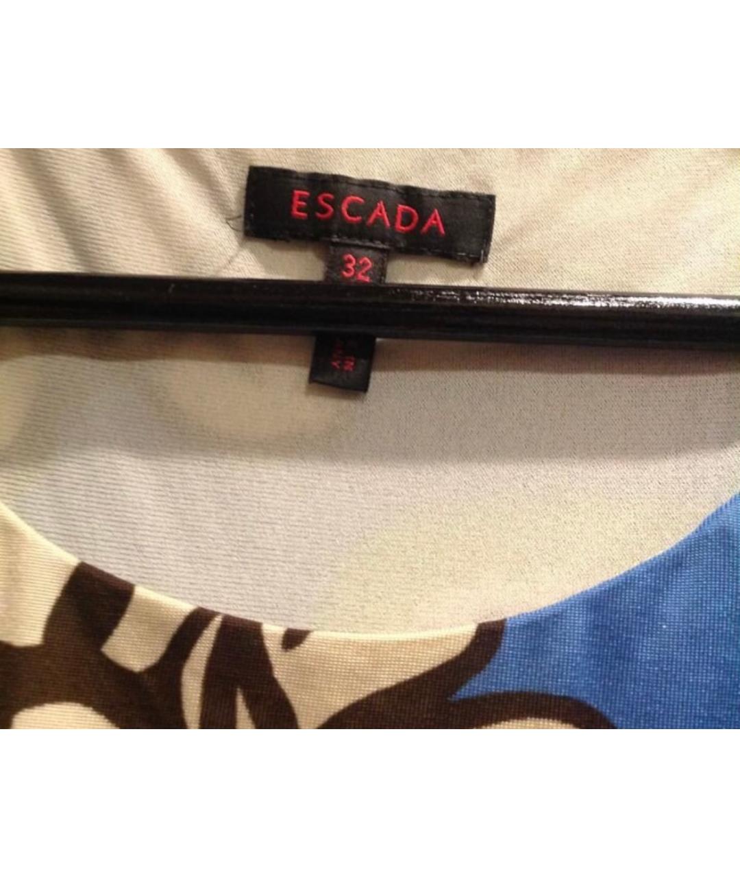 ESCADA Хлопко-эластановое повседневное платье, фото 3