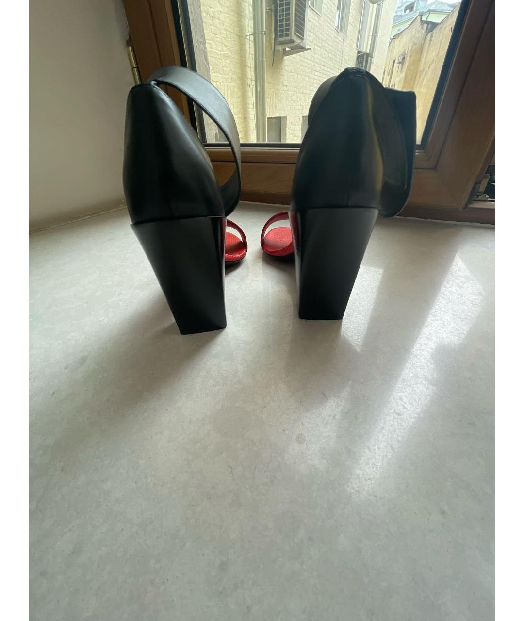 CHLOE Коралловые босоножки из экзотической кожи, фото 4