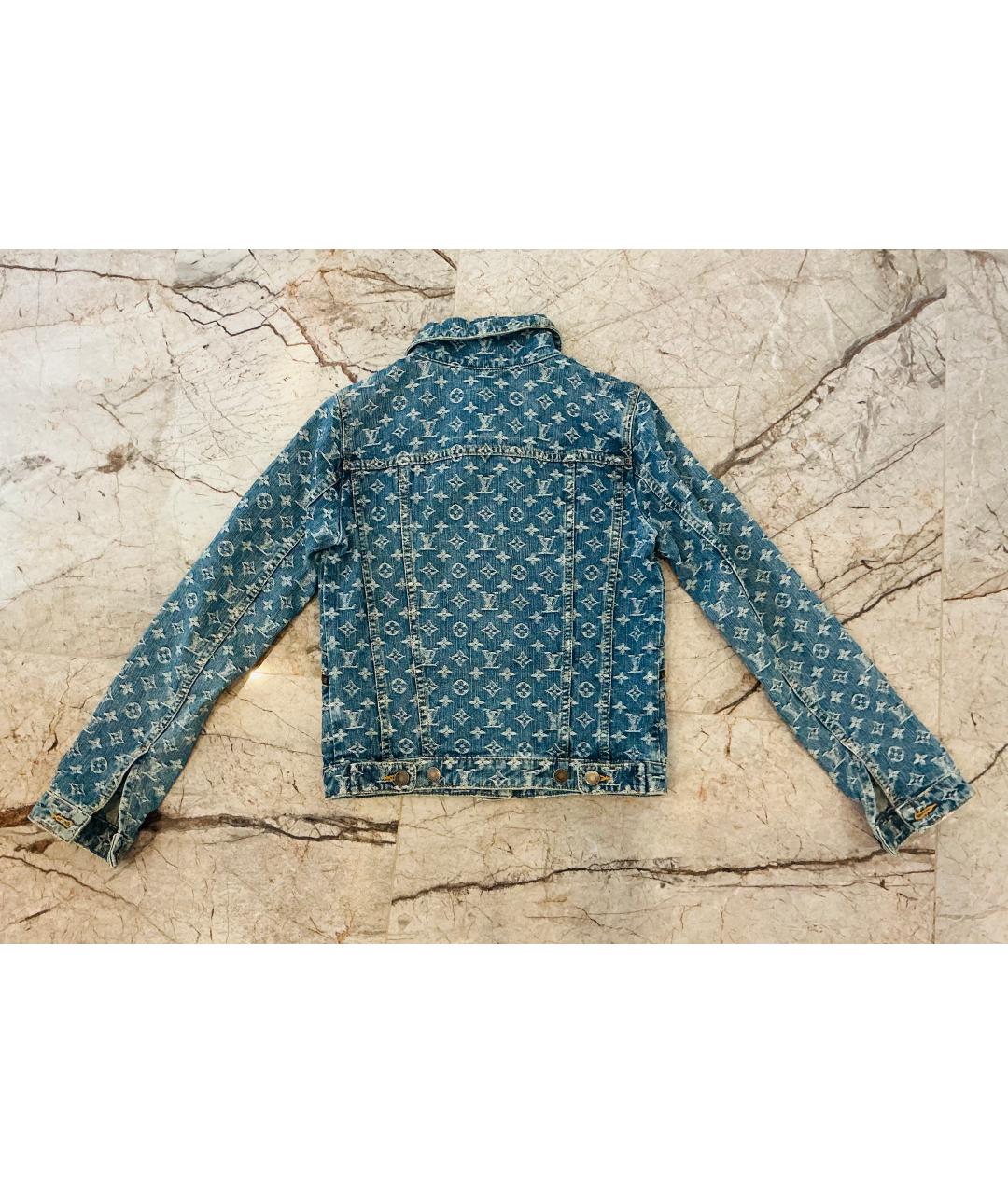 LOUIS VUITTON Голубая деним куртка, фото 2