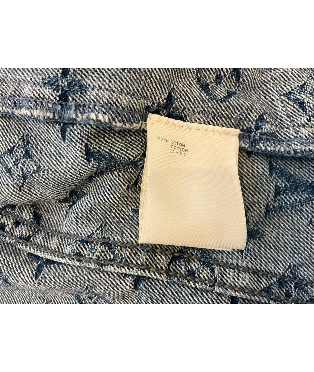 LOUIS VUITTON Голубая деним куртка, фото 5