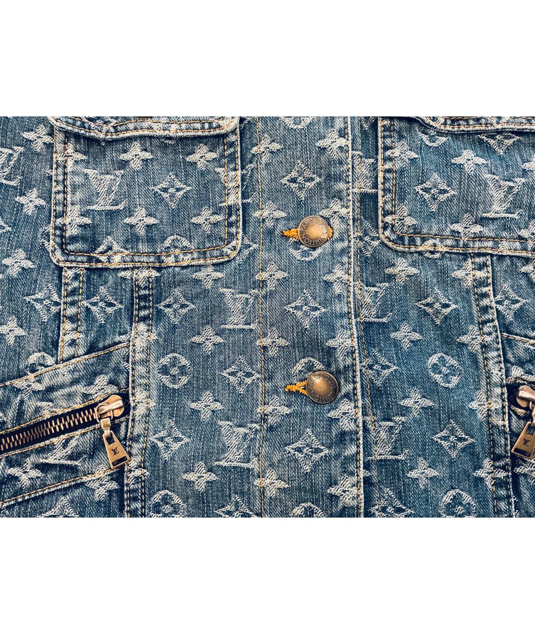 LOUIS VUITTON Голубая деним куртка, фото 8