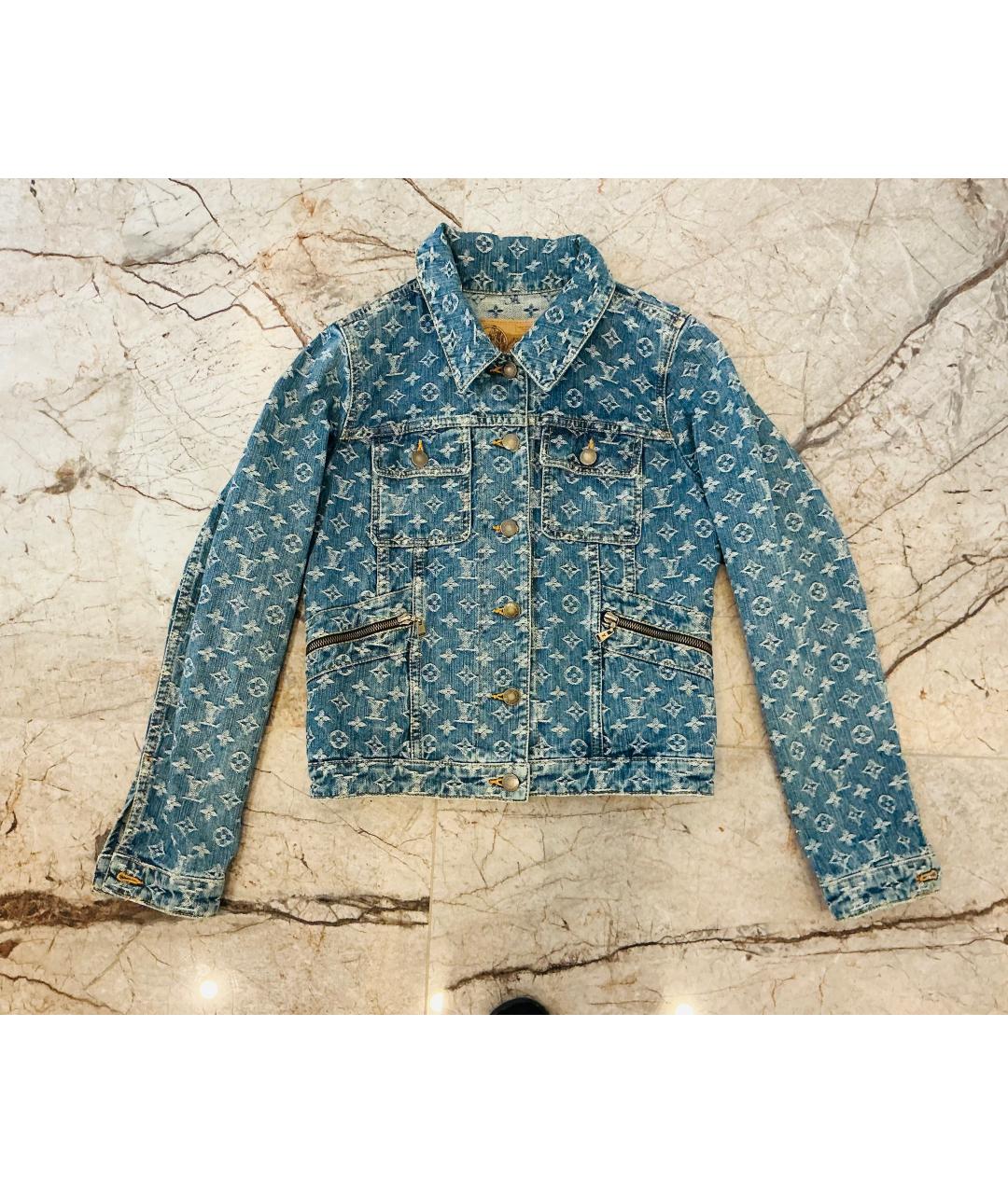 LOUIS VUITTON Голубая деним куртка, фото 9