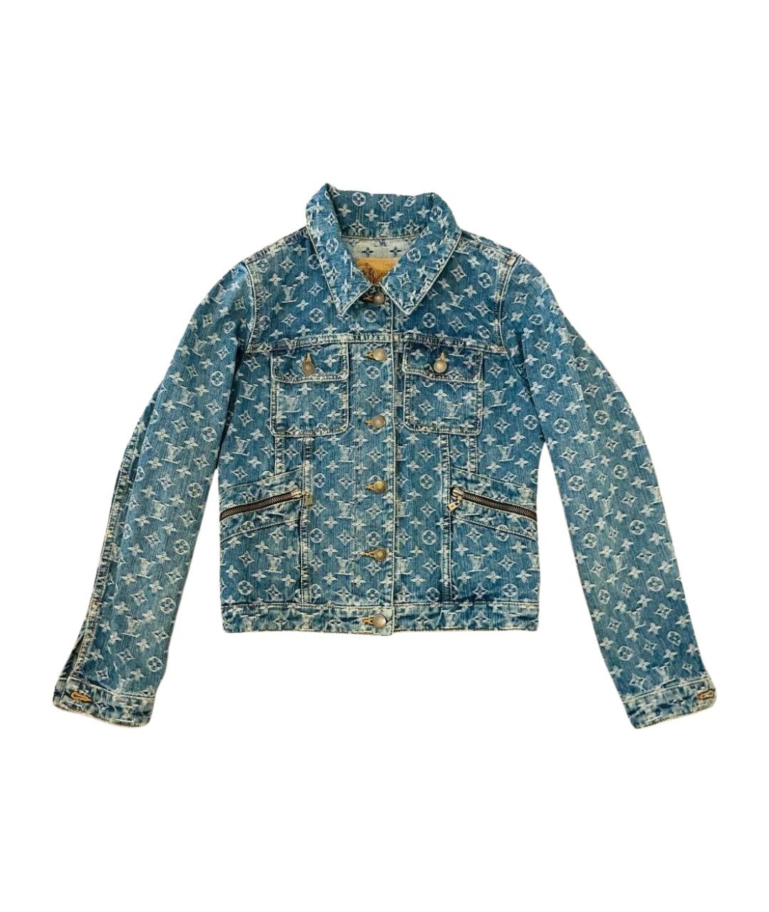 LOUIS VUITTON Голубая деним куртка, фото 1