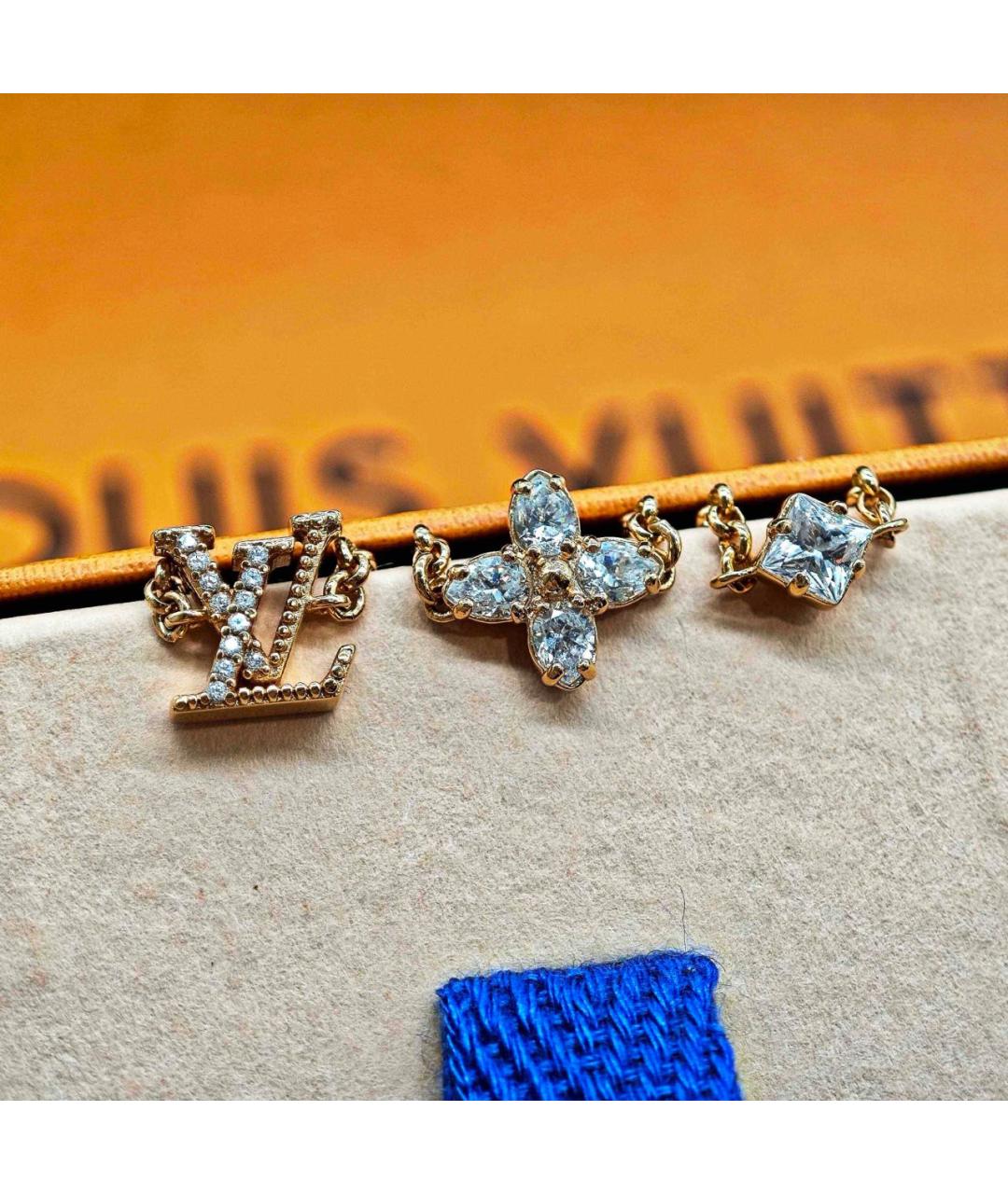 LOUIS VUITTON Золотое металлическое кольцо, фото 2