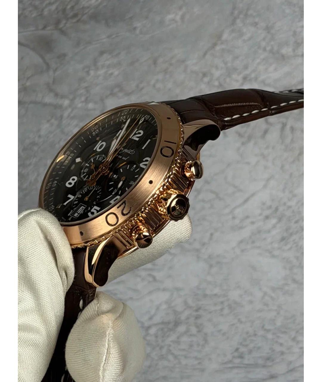 Breguet Коричневые часы из розового золота, фото 3