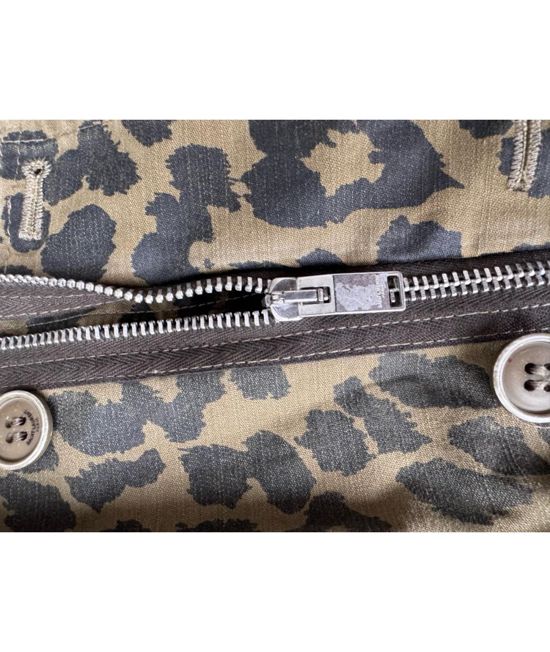 SAINT LAURENT Хаки деним жилет, фото 7