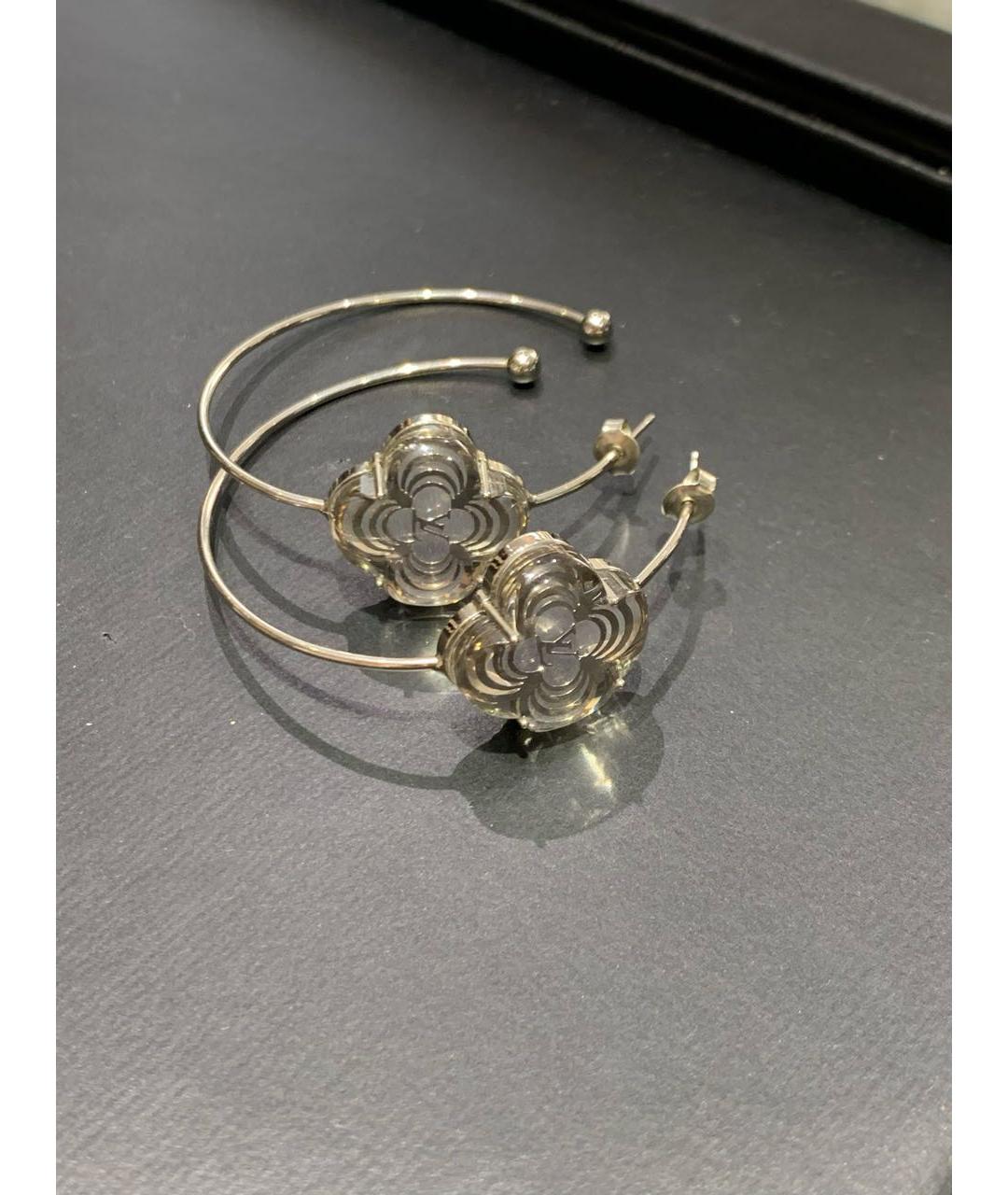 LOUIS VUITTON Серебряные серьги, фото 3