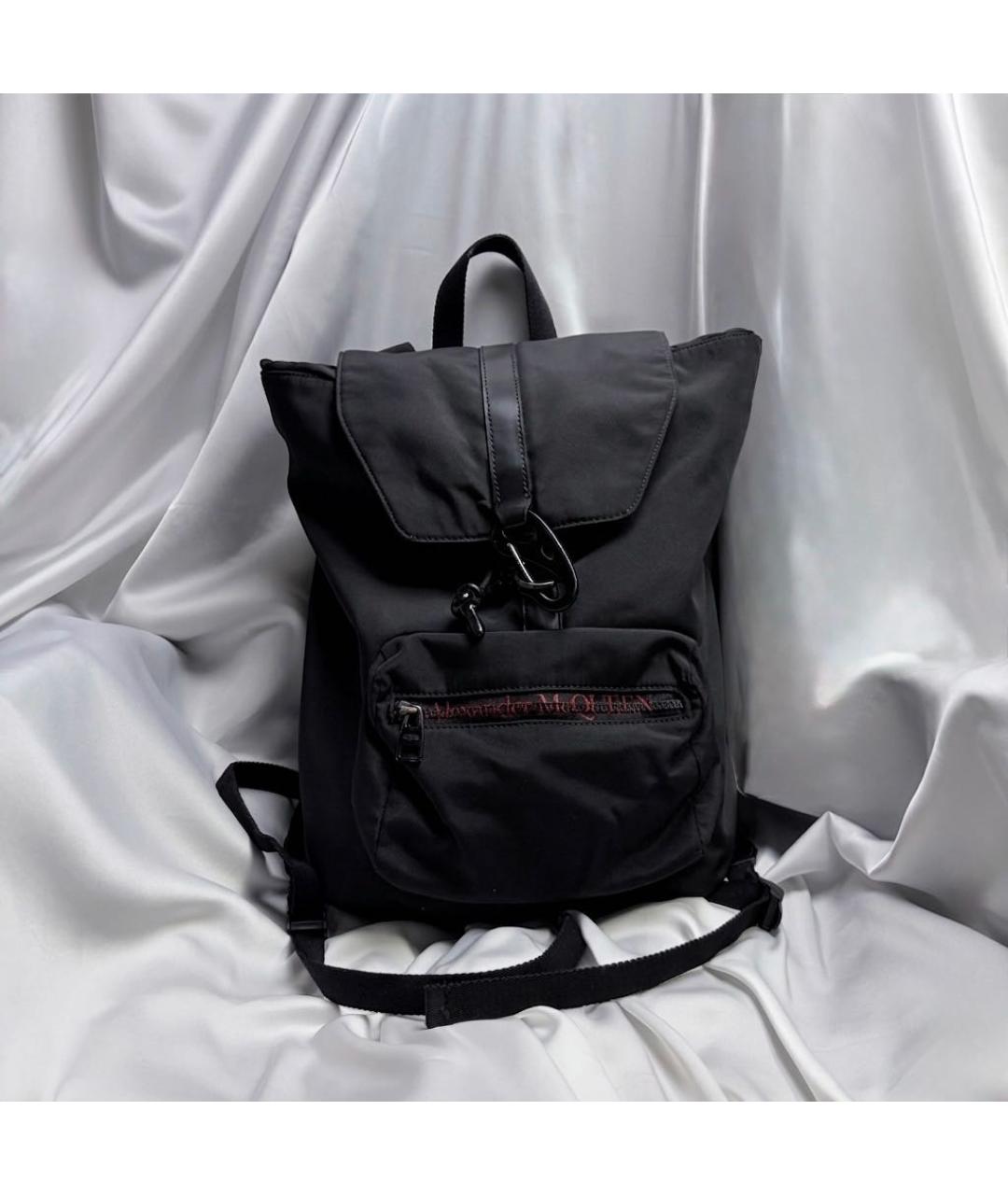 ALEXANDER MCQUEEN Черный рюкзак, фото 2