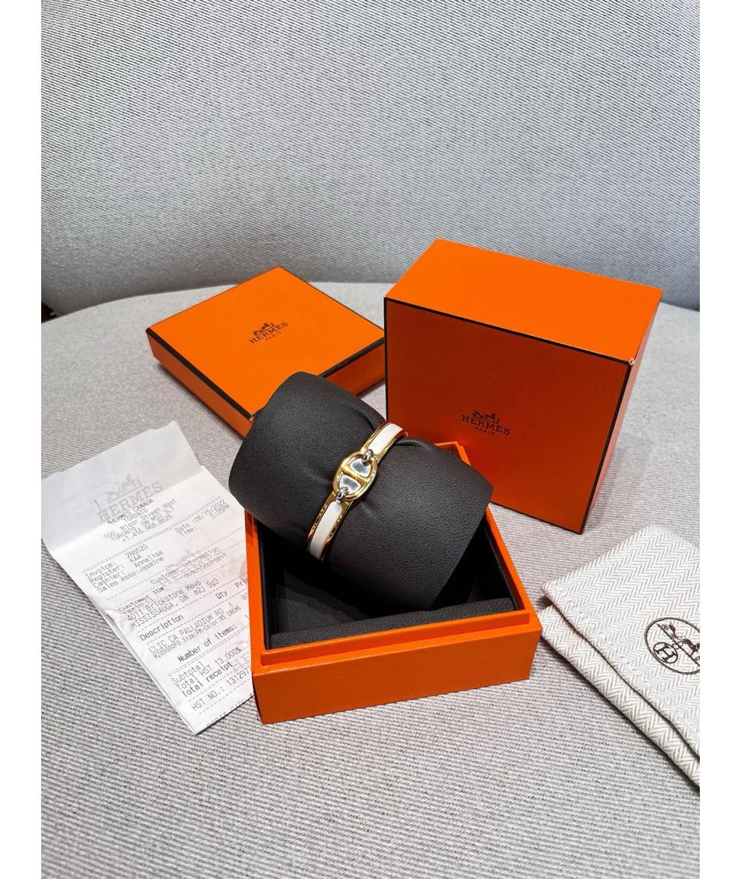 HERMES Золотой браслет, фото 7