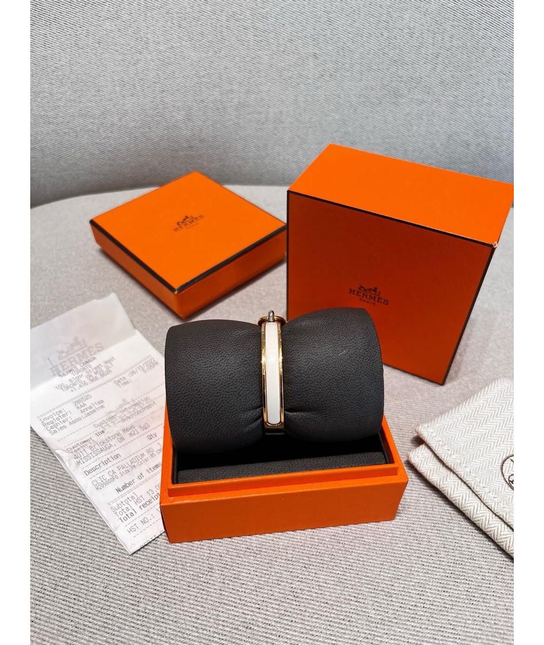 HERMES Золотой браслет, фото 3