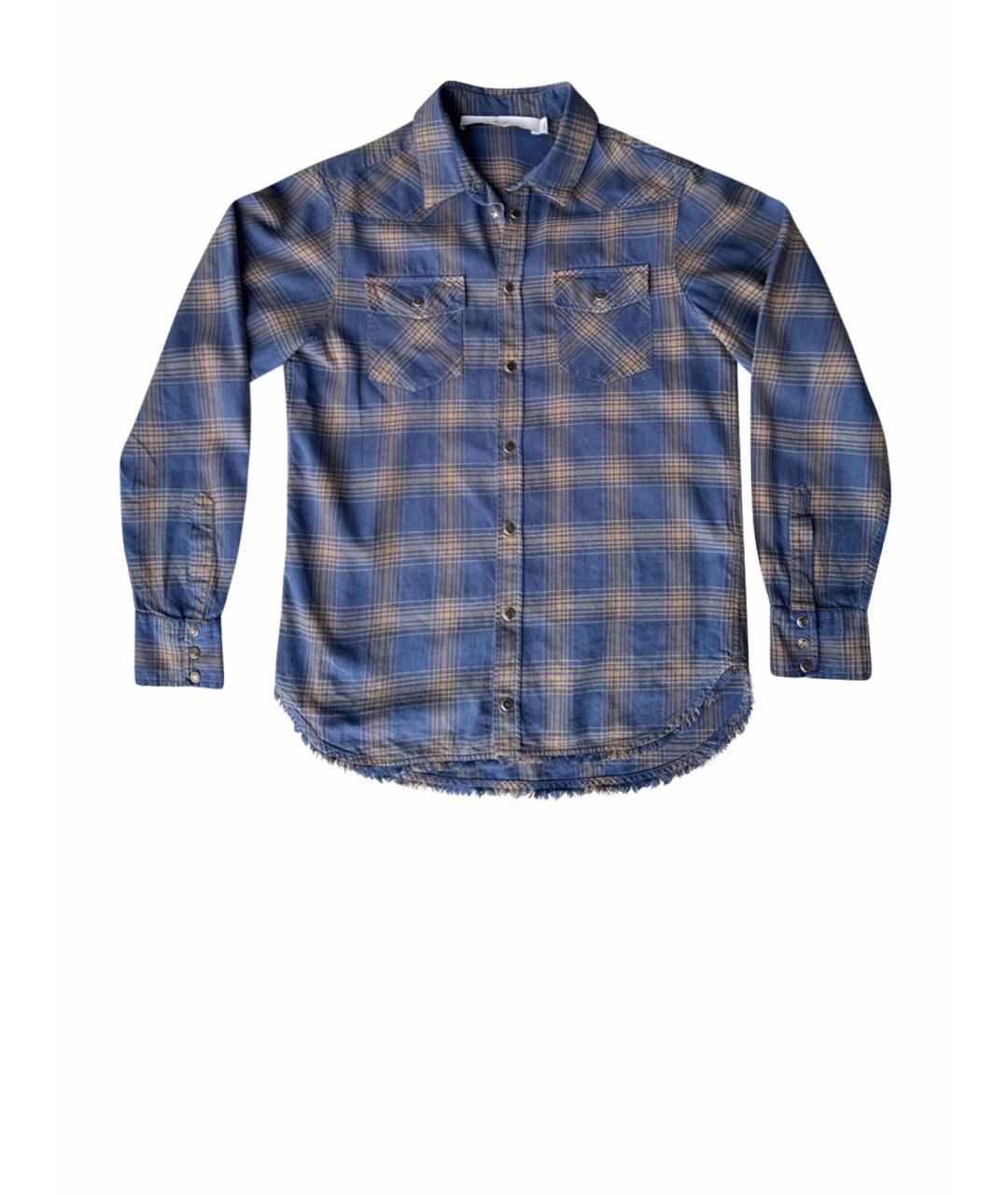 IRO Синяя хлопковая рубашка, фото 1