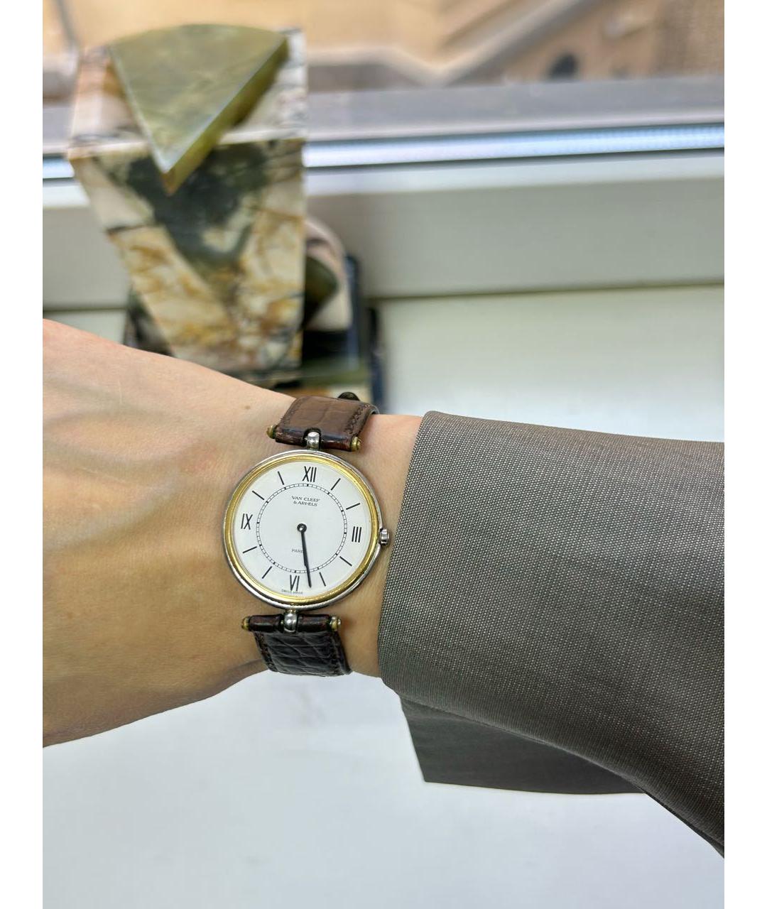 VAN CLEEF & ARPELS Коричневые часы, фото 3